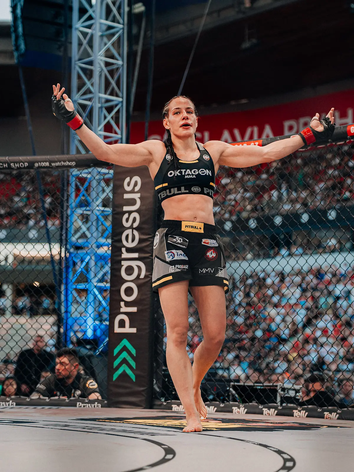 Bild zu: "MMA-Queen Alina Dalaslan erobert Prag!"