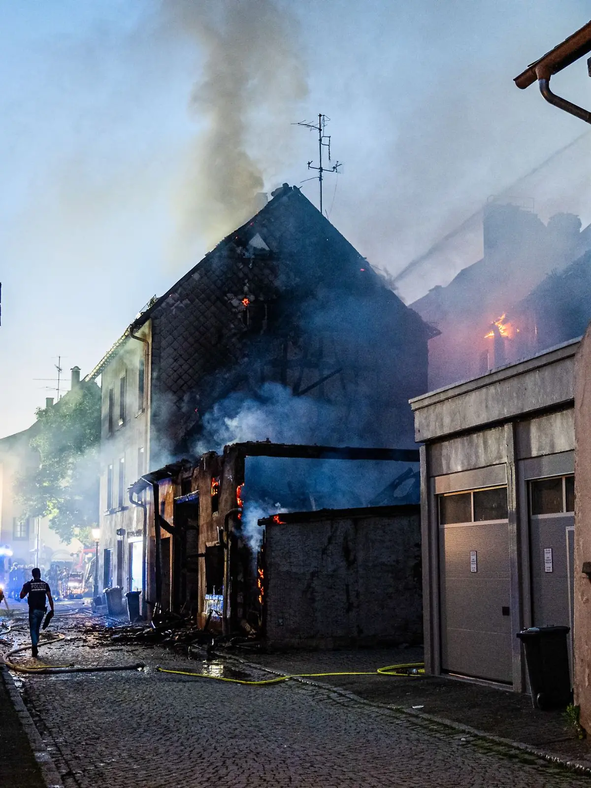 Bild zu: "Großbrand in Altstadt von Villingen-Schwenningen"
