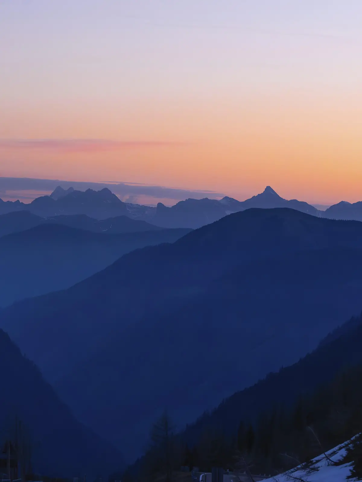 Landschaftspanorama, Morgenstimmung, Steinernes Meer, Pinzgau
