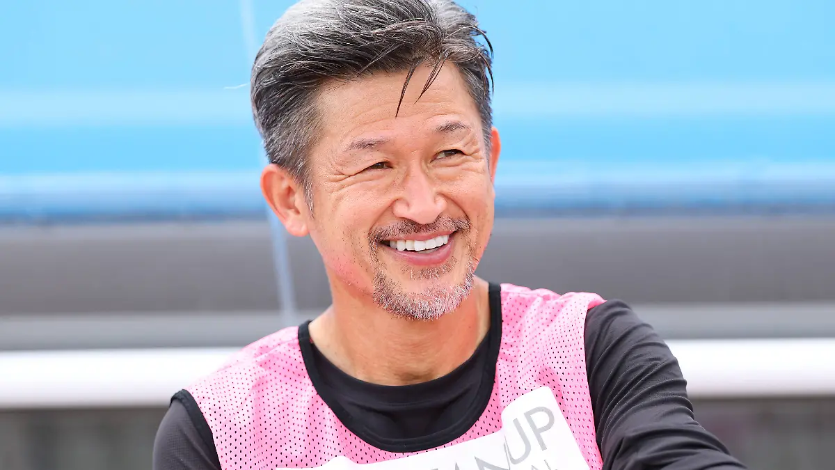 Kazuyoshi Miura von Atletico Suzuka am 15. Juni 2025 im Spiel gegen Y.S.C.C.Yokohama. 