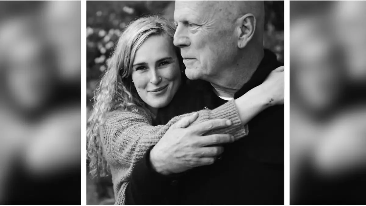 Rumer Willis und Bruce Willis
