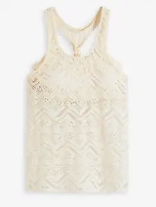 Tankini-Set mit Spitzen-Oberteil