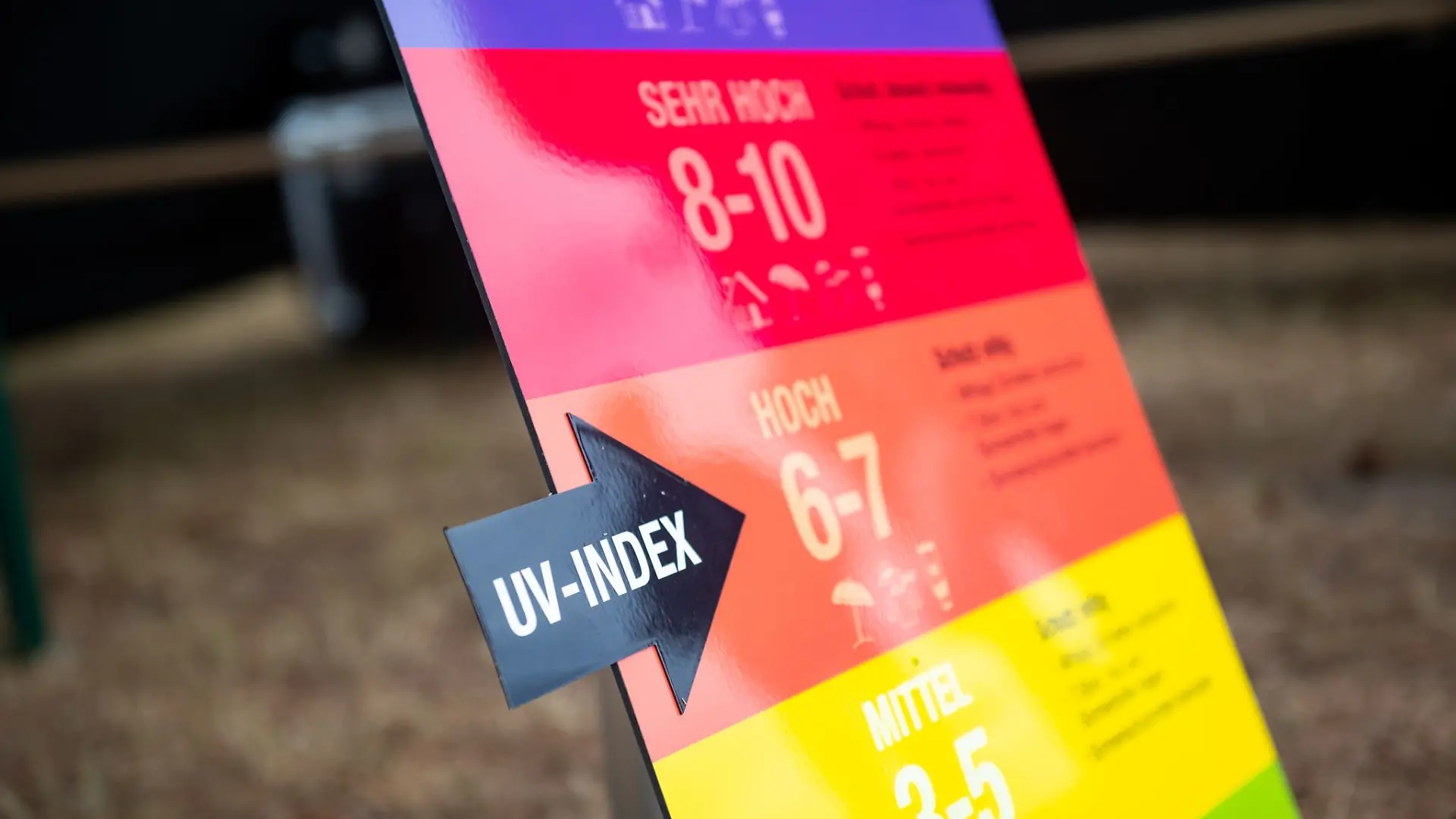 Vorsicht Sonne - Im Land ist der UV-Index hoch.