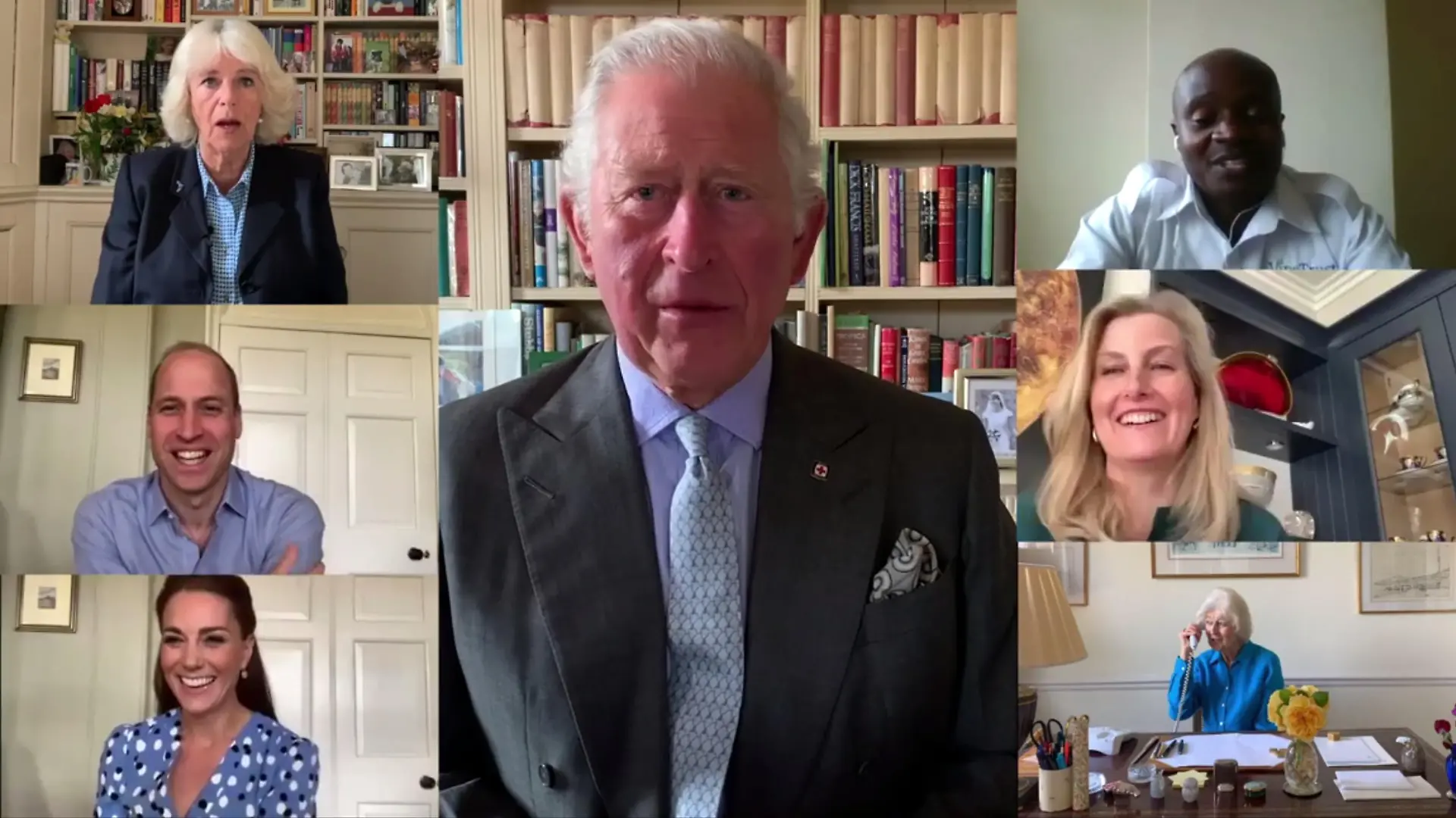 Britische Royals im Video-Call
