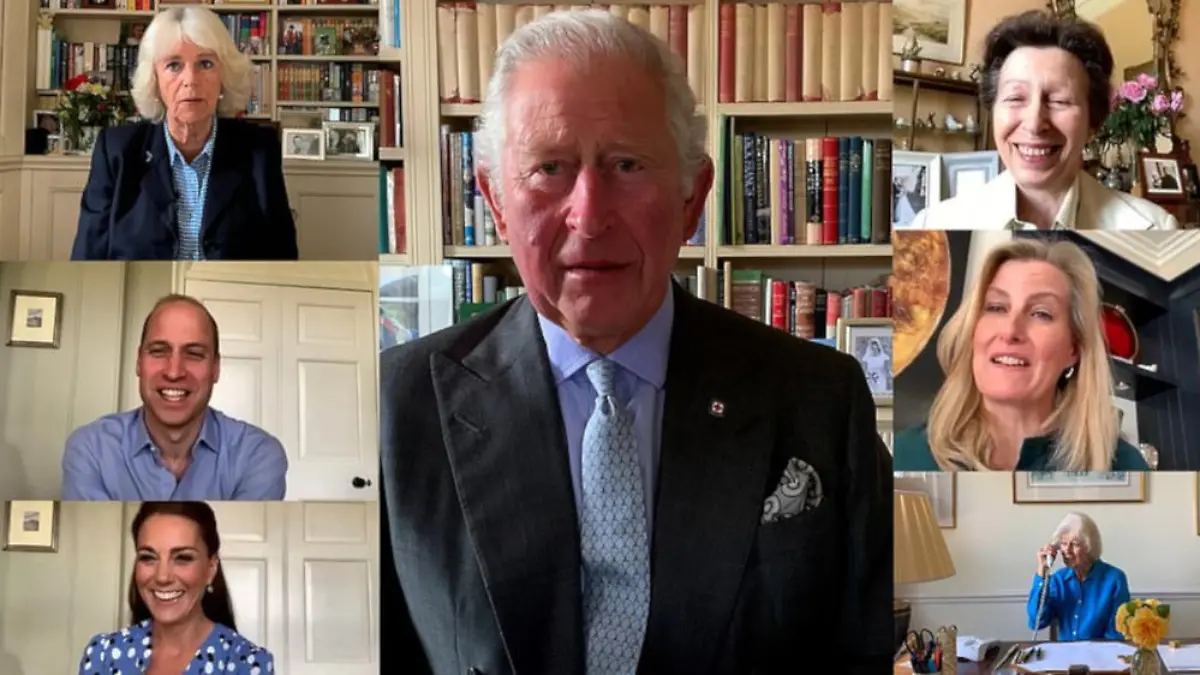 Einzigartige Videokonferenz: Die Royals sagen Danke