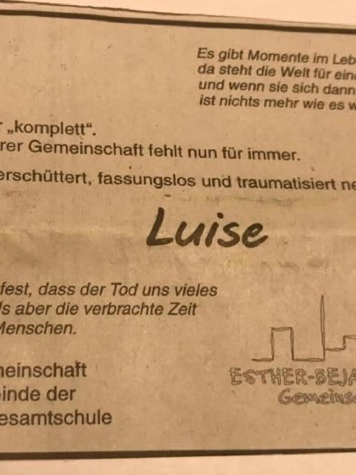 Traueranzeige