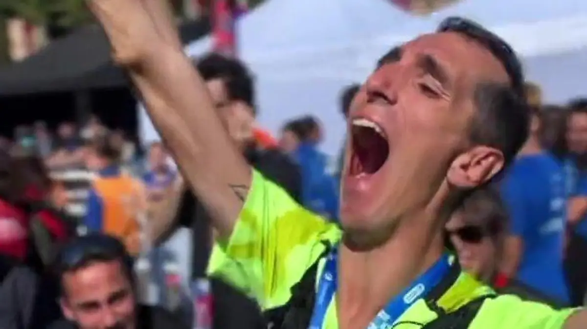 Alex Roca ist der Mann mit dem höchsten Behinderungsgrad, der einen Marathon gelaufen ist.