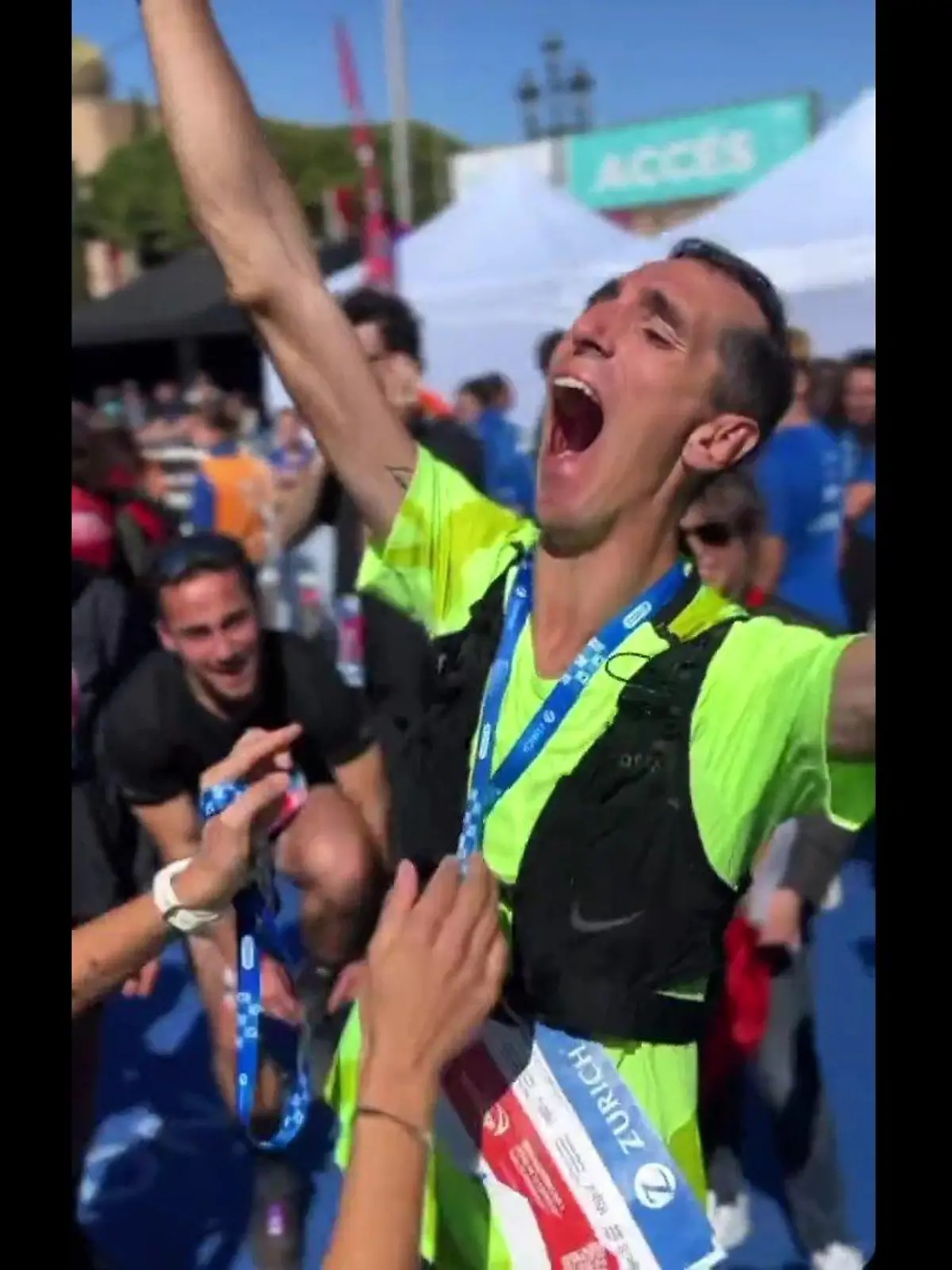 Alex Roca ist der Mann mit dem höchsten Behinderungsgrad, der einen Marathon gelaufen ist.