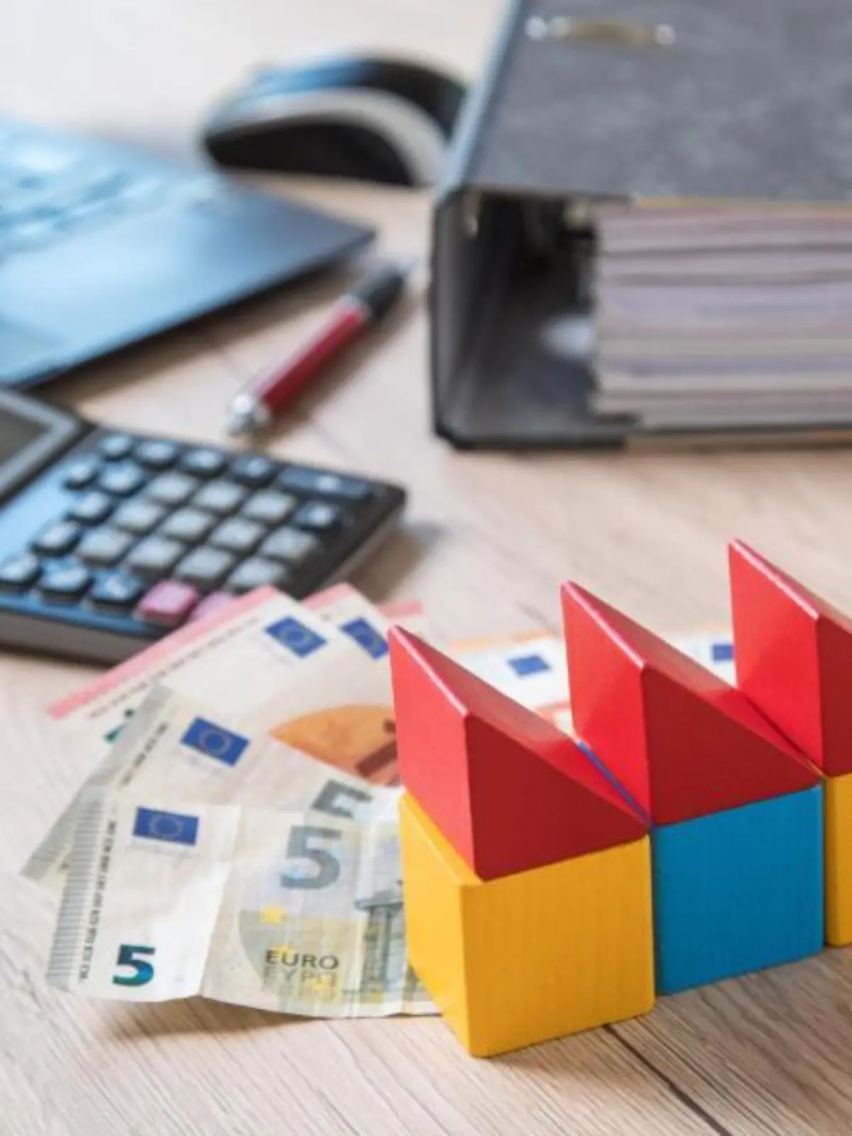 Bauklötze und Geld