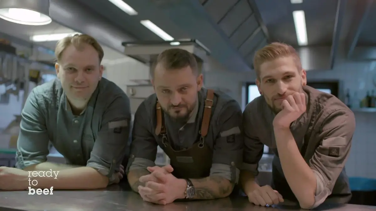 Das ist Alexander Wulf mit seinem Team Sie treten bei "ready to beef!" an