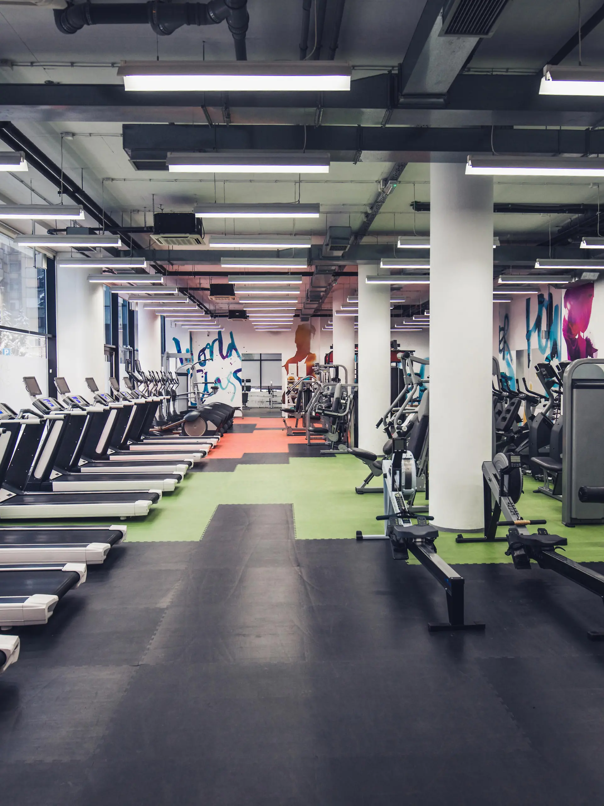 Fitnessstudio wegen Corona geschlossen.