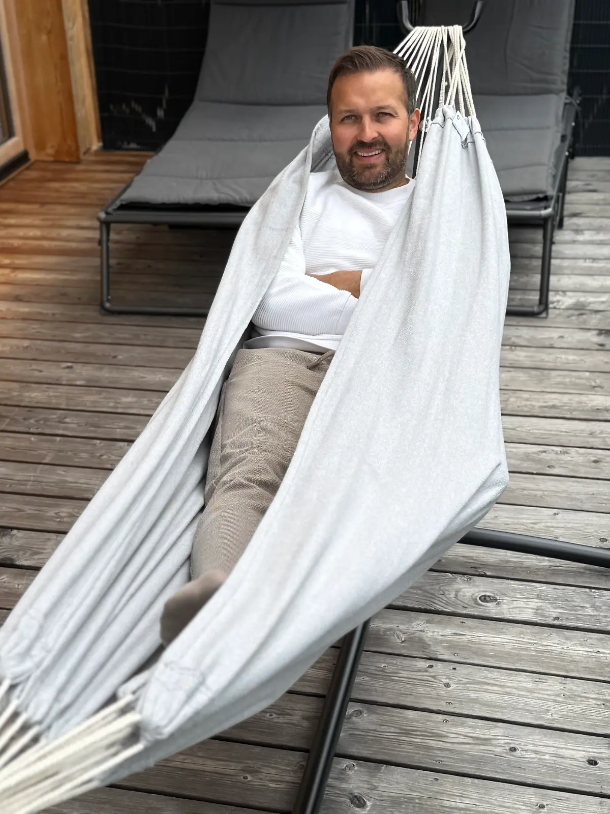 Hängematte im Chill-Test