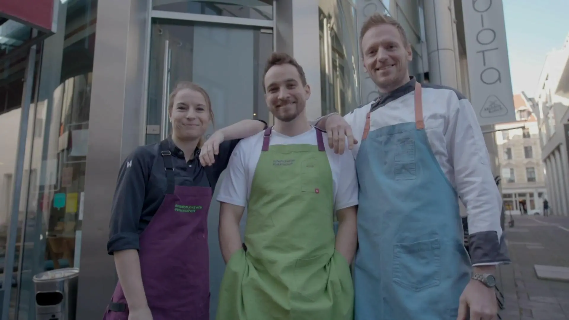 Das ist Erik Scheffler mit seinem Team Sie treten bei "ready to beef!" an