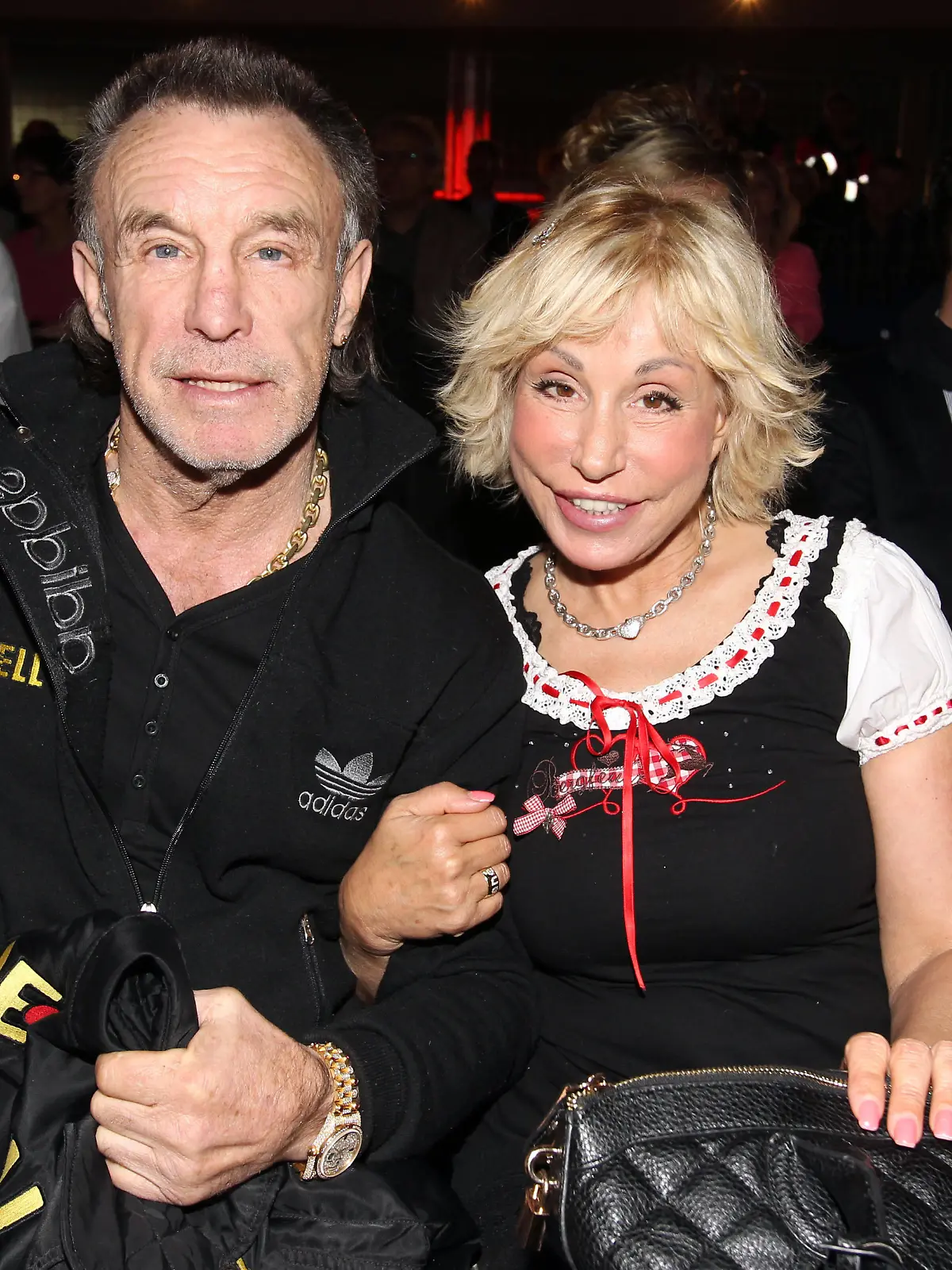 Internationale Berufsboxgala in Berlin, 3.5.2014 Velodrom Ex-Boxer Rene Weller mit Freundin Maria