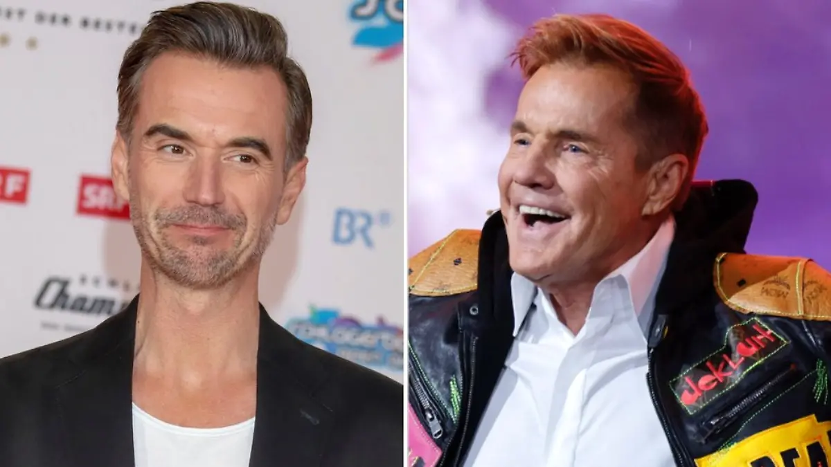 Collage Florian Silbereisen und Dieter Bohlen