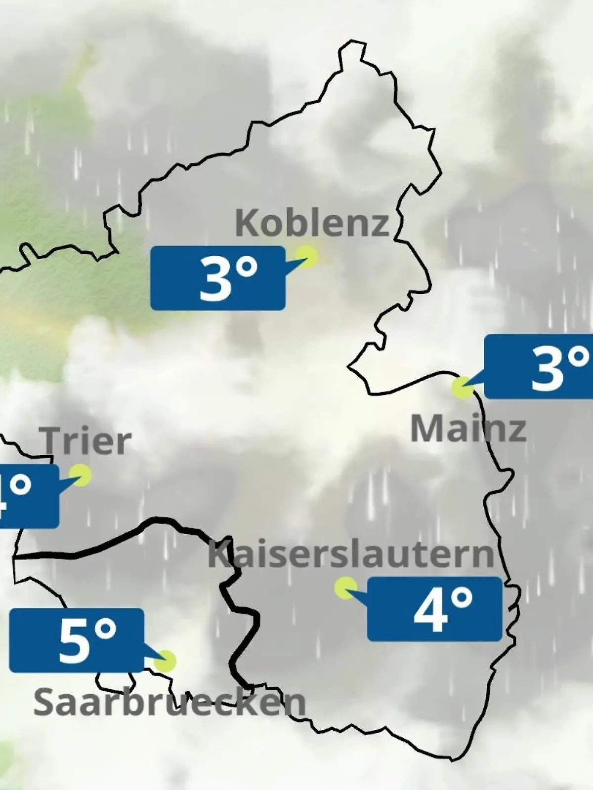 Bild zu: "Regen- und Wolkenfilm für Mainz, Koblenz und Trier"