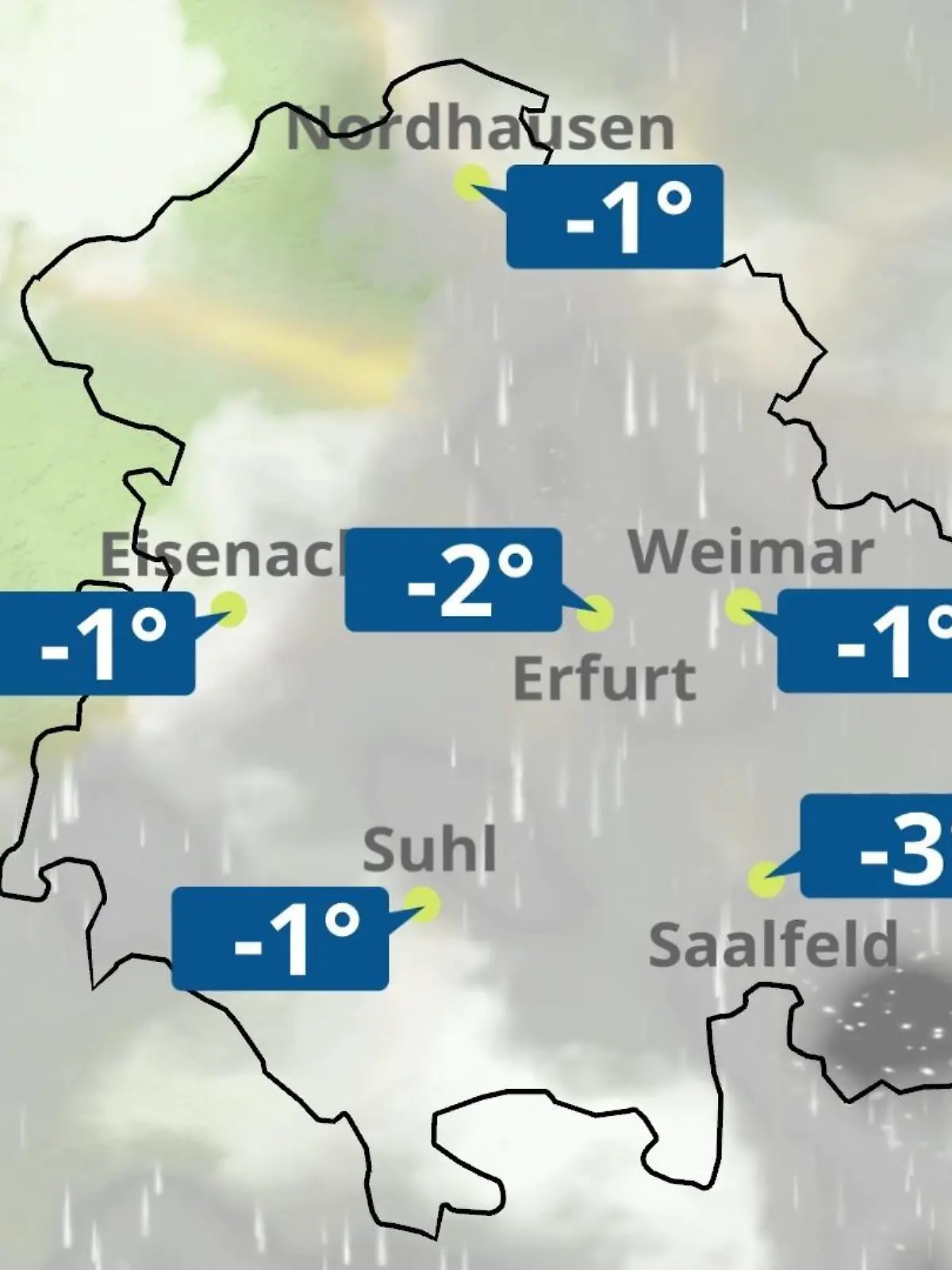 Bild zu: "Regen- und Wolkenfilm für Erfurt, Gera und Eisenach"