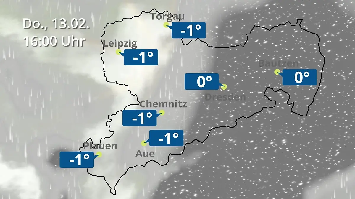 Regen- und Wolkenfilm für Chemnitz, Dresden und Leipzig Sachsen: Wie wird das Wetter?