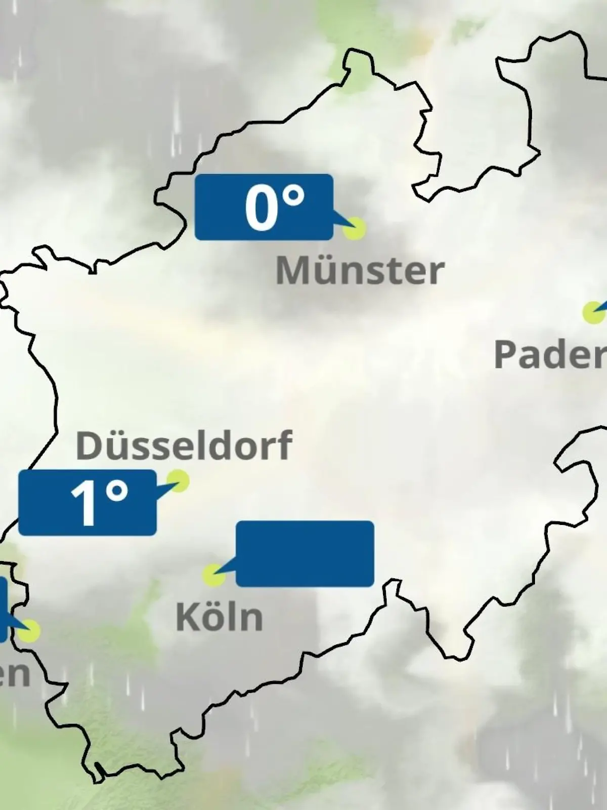 Bild zu: "Regen- und Wolkenfilm für Köln, Düsseldorf und Münster"