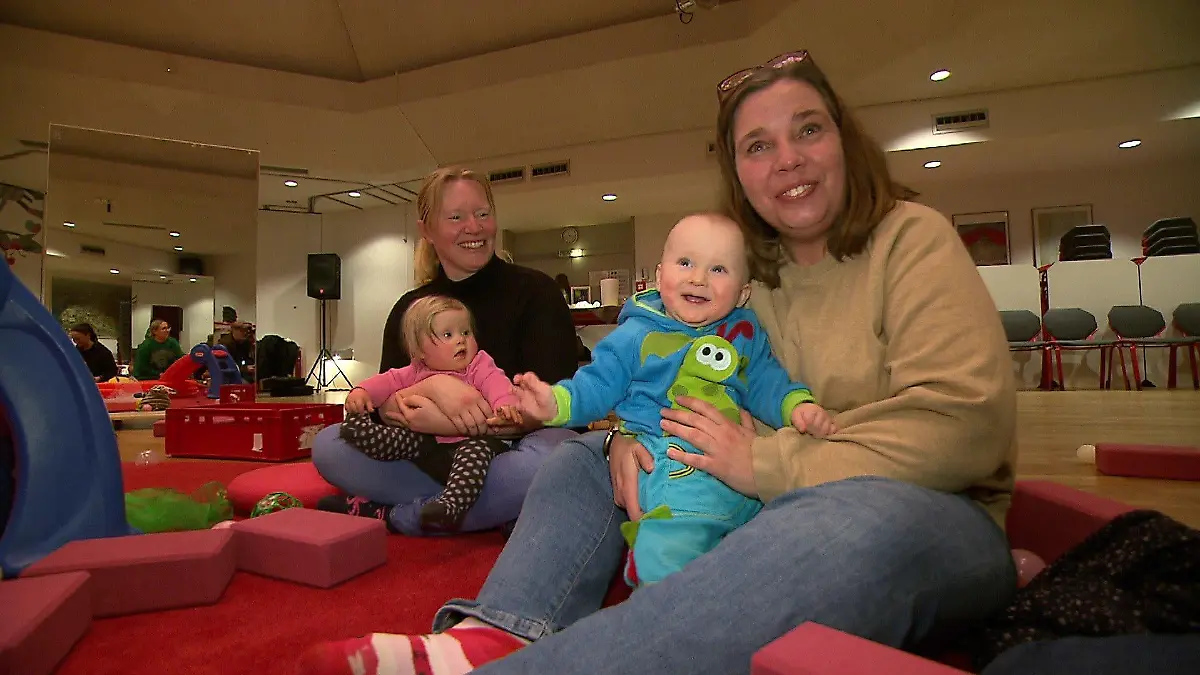 Die Babygruppe ist offen für jeden: Gesunde und Kinder mit Einschränken finden hier einen gemeinsamen Ort, an dem sie einfach sie selbst sein können.