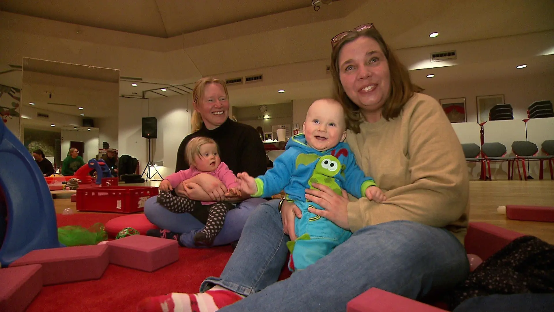 Die Babygruppe ist offen für jeden: Gesunde und Kinder mit Einschränken finden hier einen gemeinsamen Ort, an dem sie einfach sie selbst sein können.