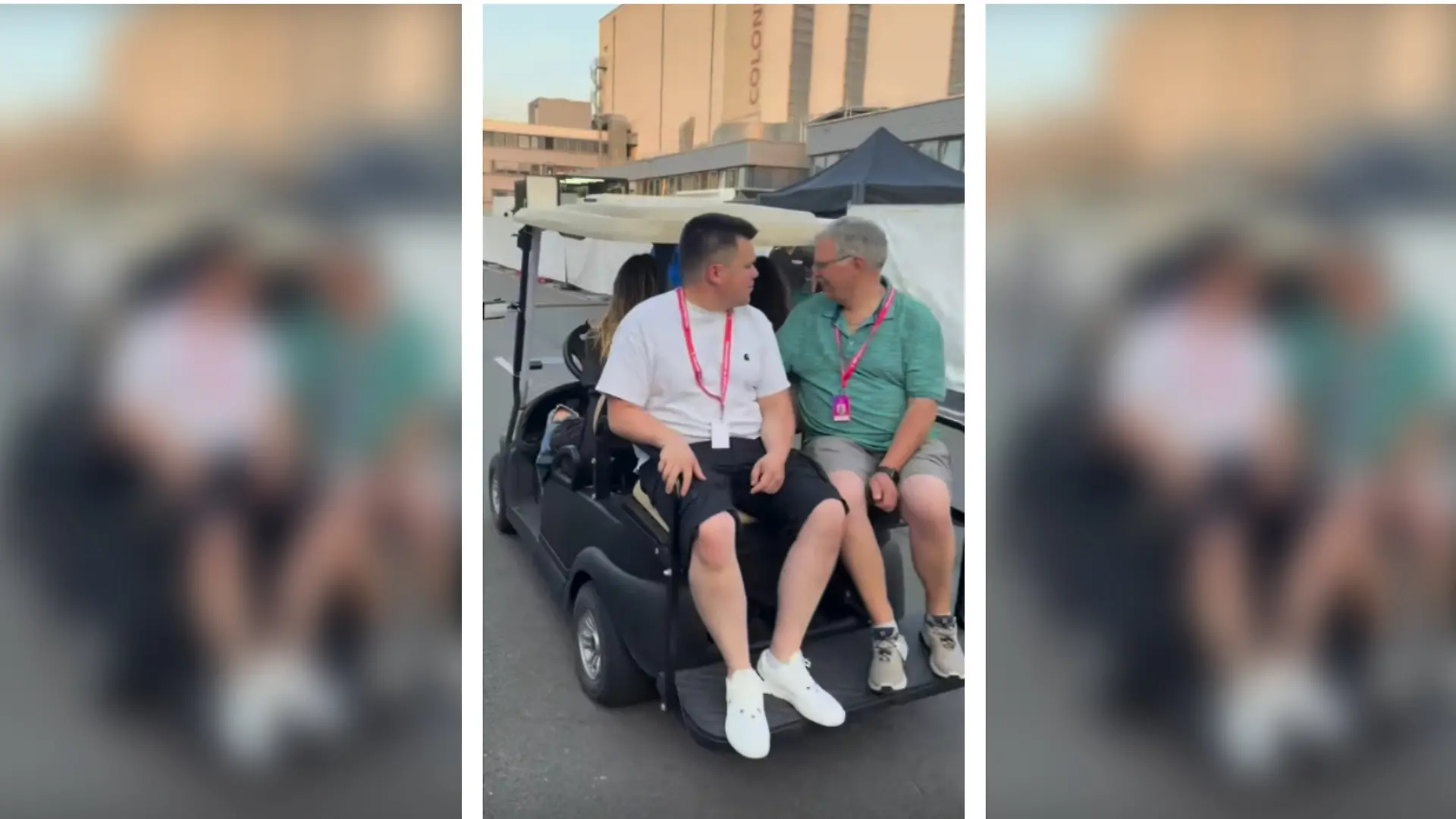 Heidi Klums Bruder Michael besucht sie am Set 