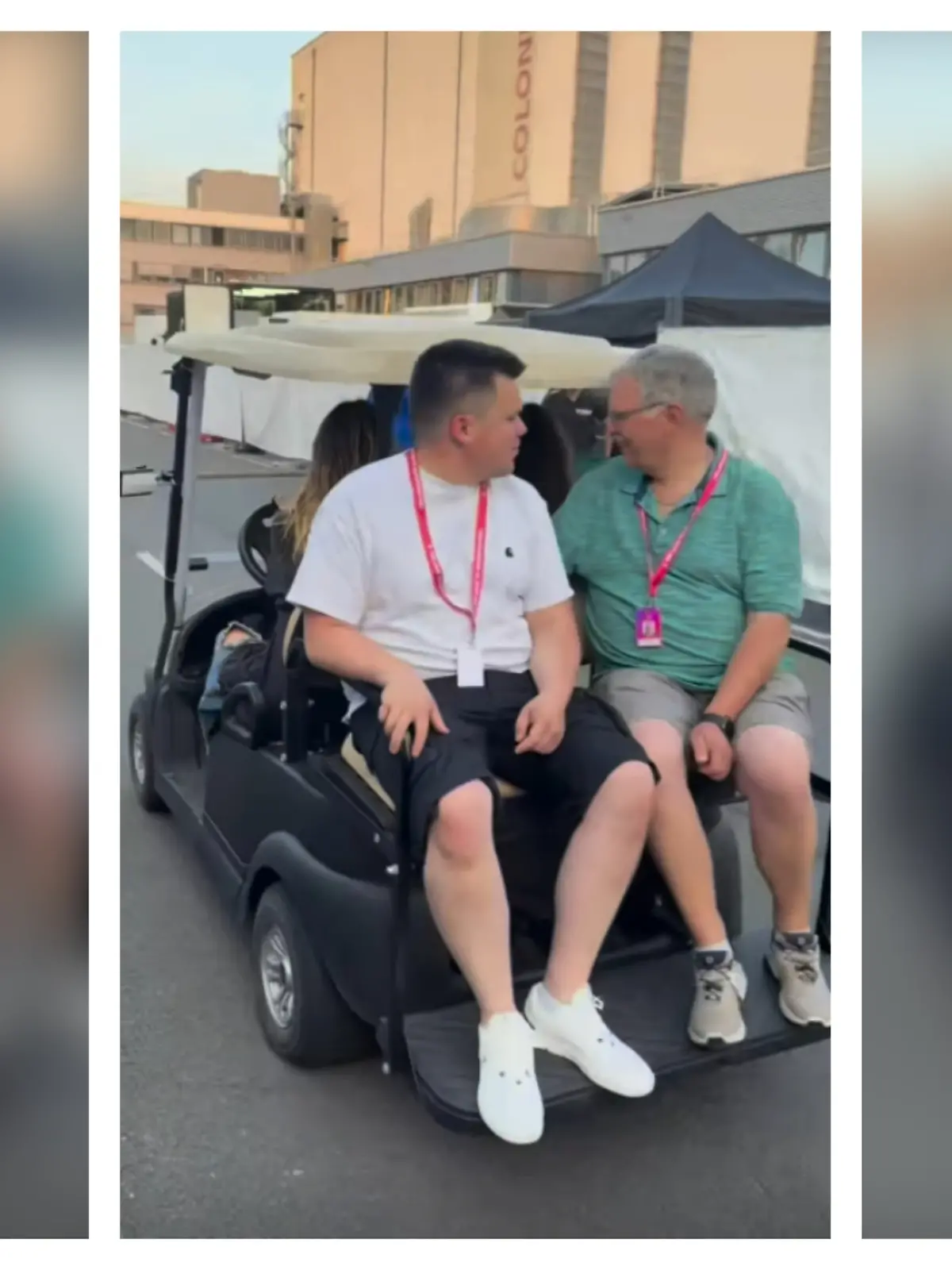 Heidi Klums Bruder Michael besucht sie am Set 