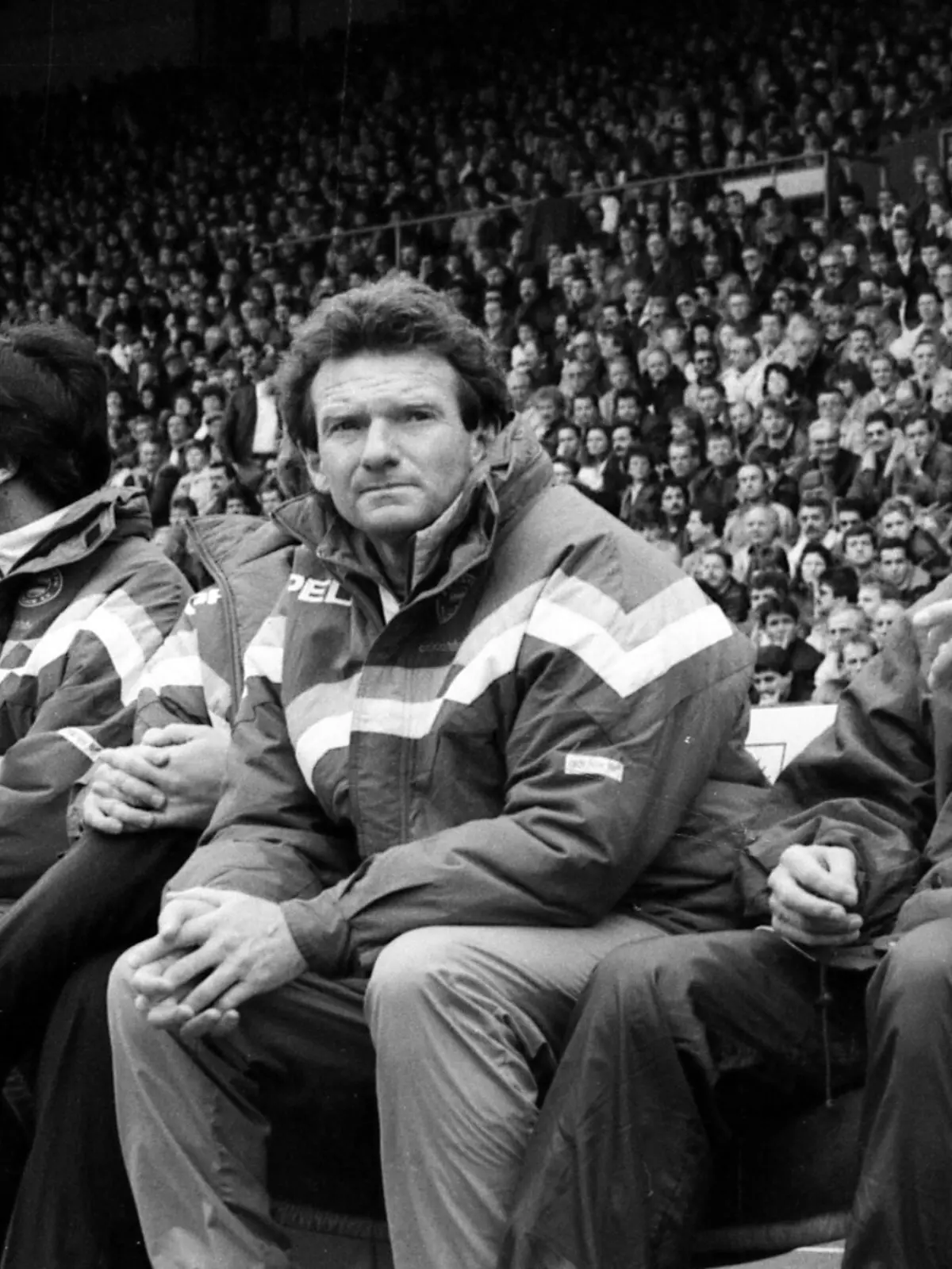 Egon Coordes (l) neben Jupp Heynckes.