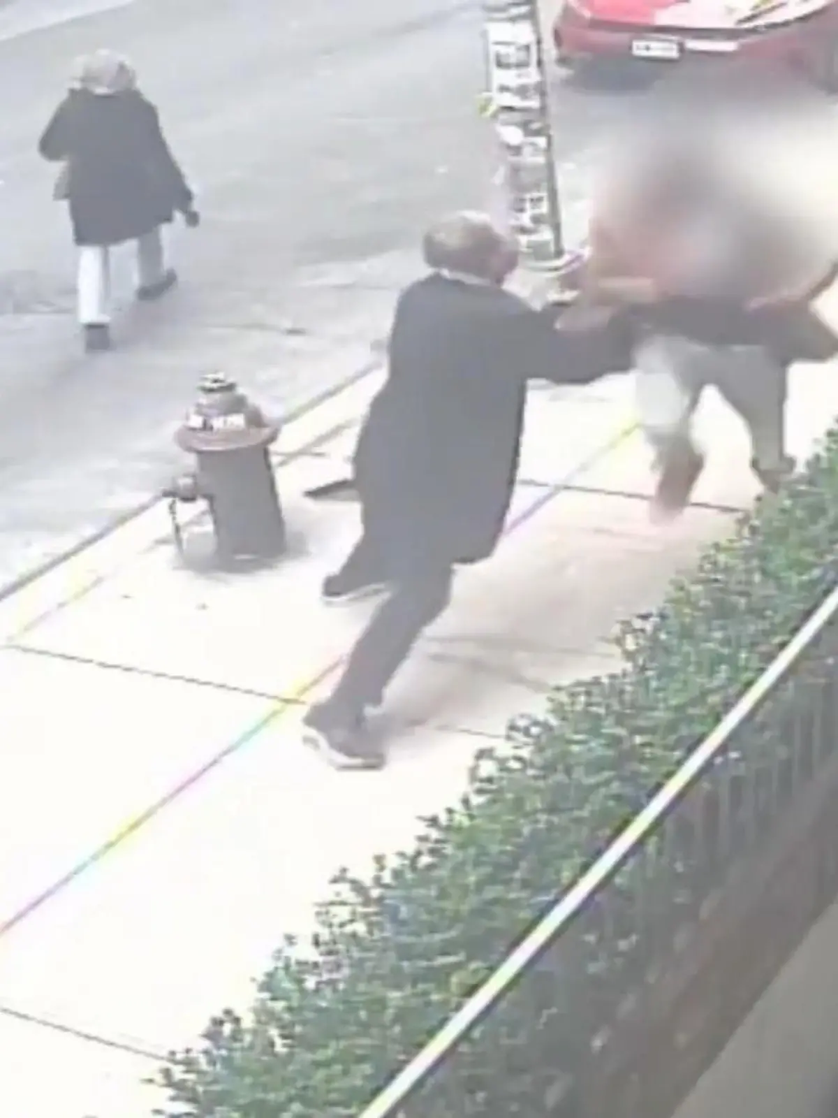 Ein Mann flüchtet vor der Polizei. Er hatte in einem Geschäft mit einer Waffe in der Hand mehrere Menschen bedroht. Ein mutiger Passant beweist Zivilcourage und stellt sich dem Verdächtigen in den Weg.