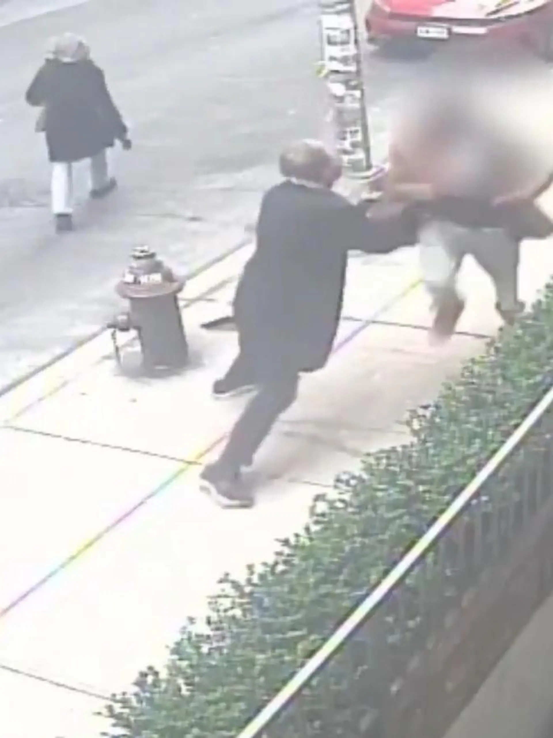 Ein Mann flüchtet vor der Polizei. Er hatte in einem Geschäft mit einer Waffe in der Hand mehrere Menschen bedroht. Ein mutiger Passant beweist Zivilcourage und stellt sich dem Verdächtigen in den Weg.