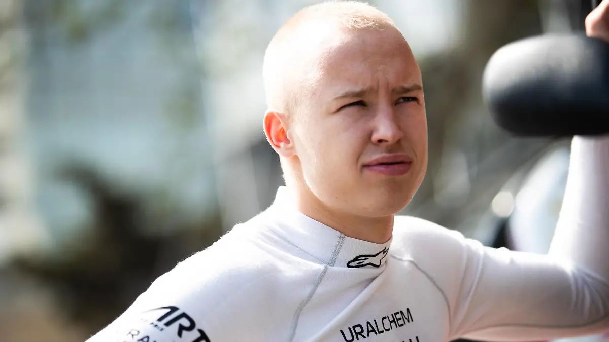 2019 Baku BAKU CITY CIRCUIT, AZERBAIJAN - APRIL 26: Nikita Mazepin (RUS, ART Grand Prix) during the Baku at Baku City Circuit on April 26, 2019 in Baku City Circuit, Azerbaijan. (Photo by Joe Portlock / LAT Images) Images) PUBLICATIONxINxGERxSUIxAUTxHUNxONLY _R3I2303  