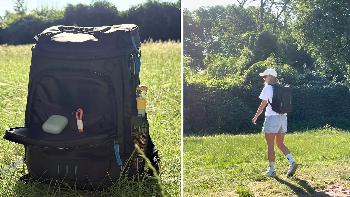 Der Kühlrucksack ist mein perfekter Begleiter für den Park