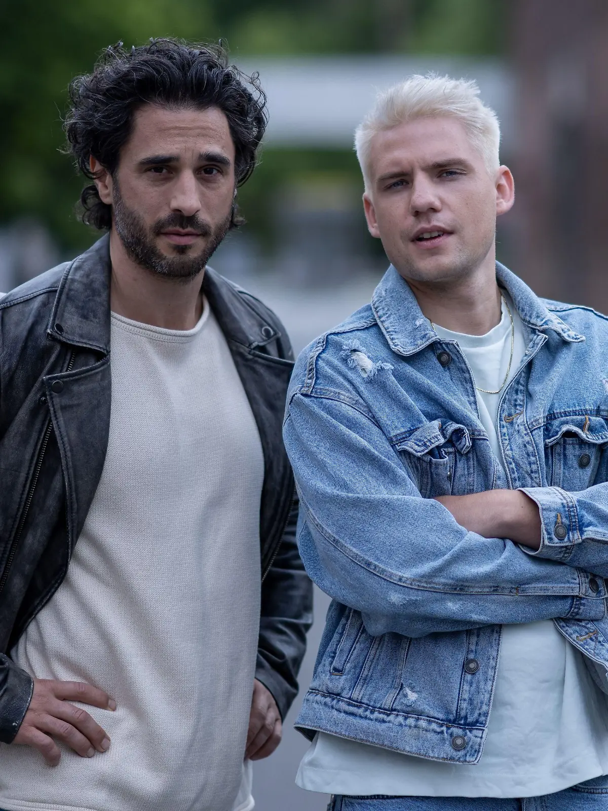 Jan Kittmann (l., Rolle „Tobias”) und Lennart Borchert (Rolle „Moritz”)