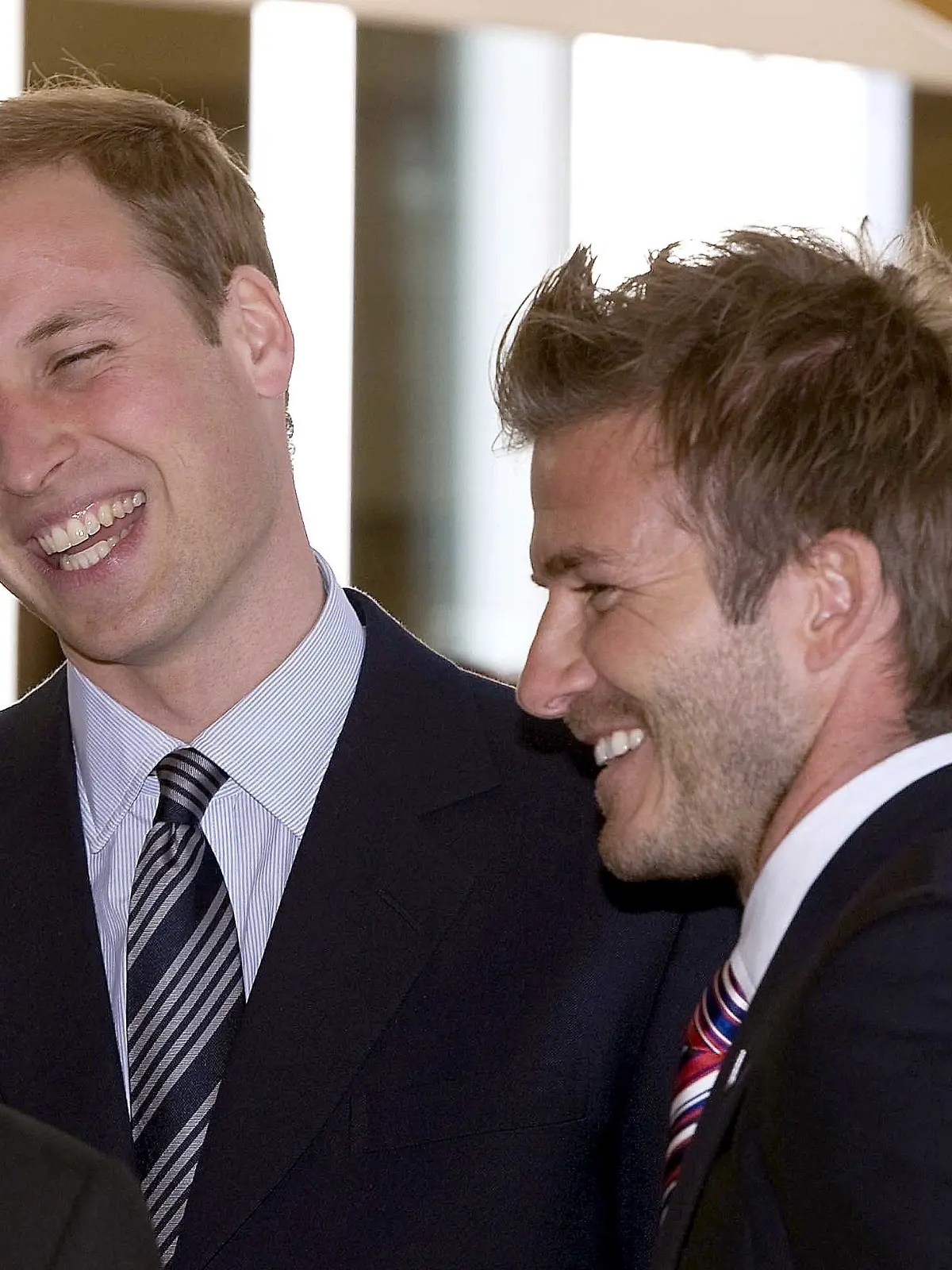 David Beckham und Prinz William