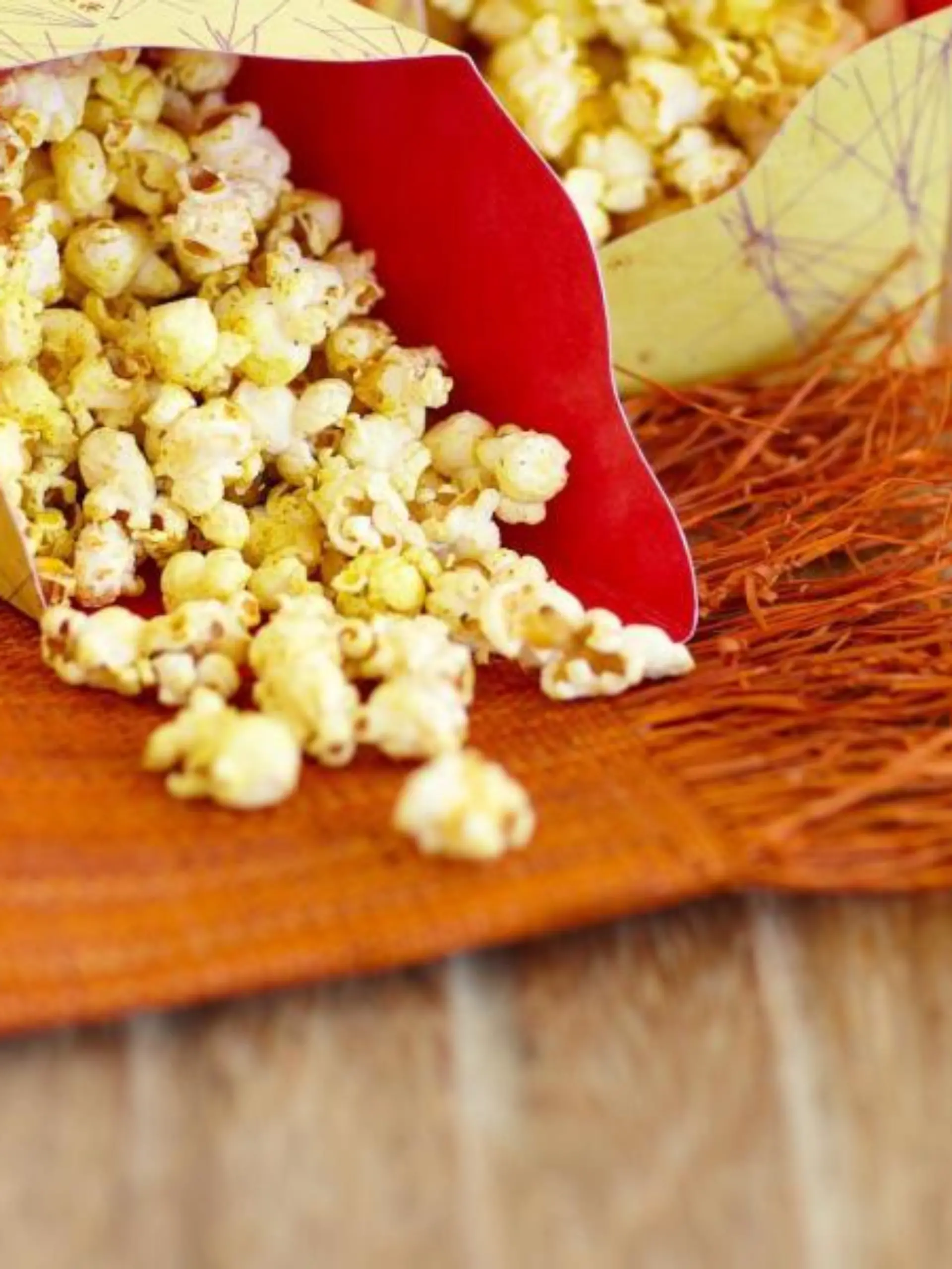 Gut gewürztes Popcorn