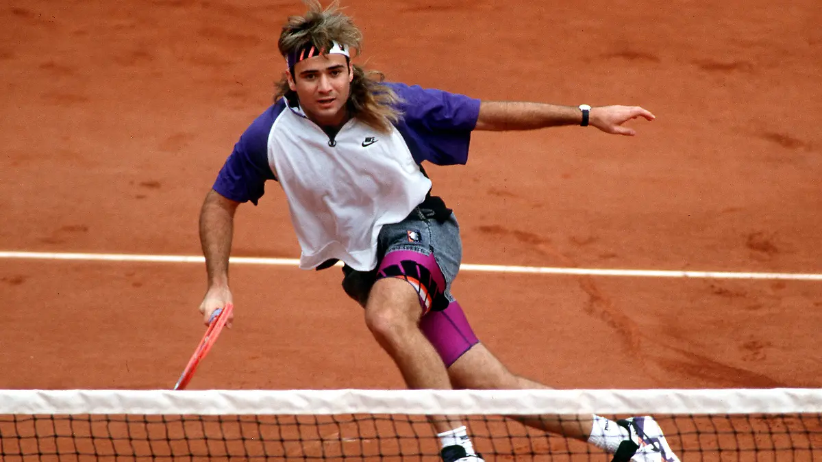 Agassi Jung im Spiel