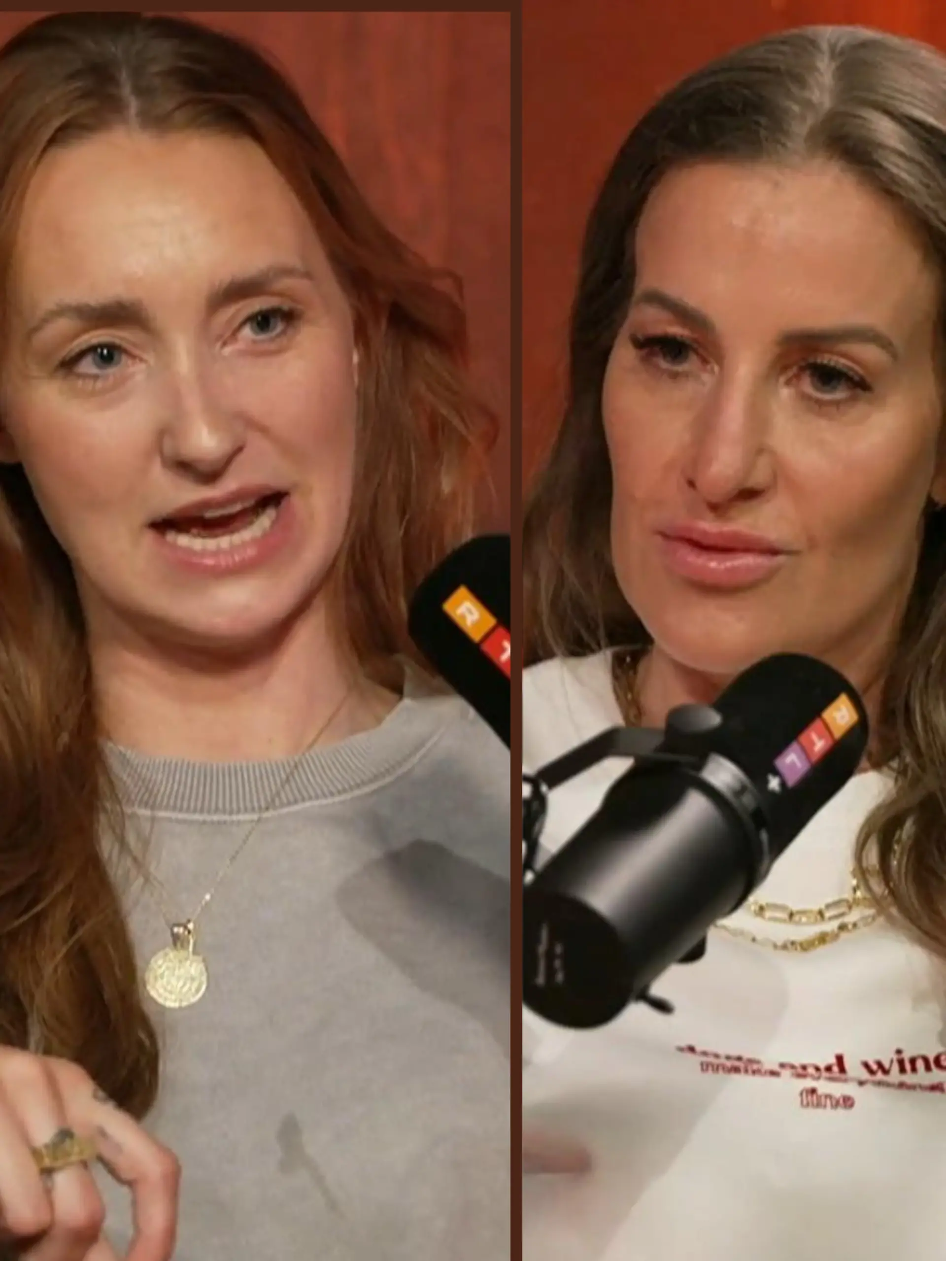 Georgina Stumpf und Charlotte Würdig mit ihrem Podcast „The Real Ex-Wives”