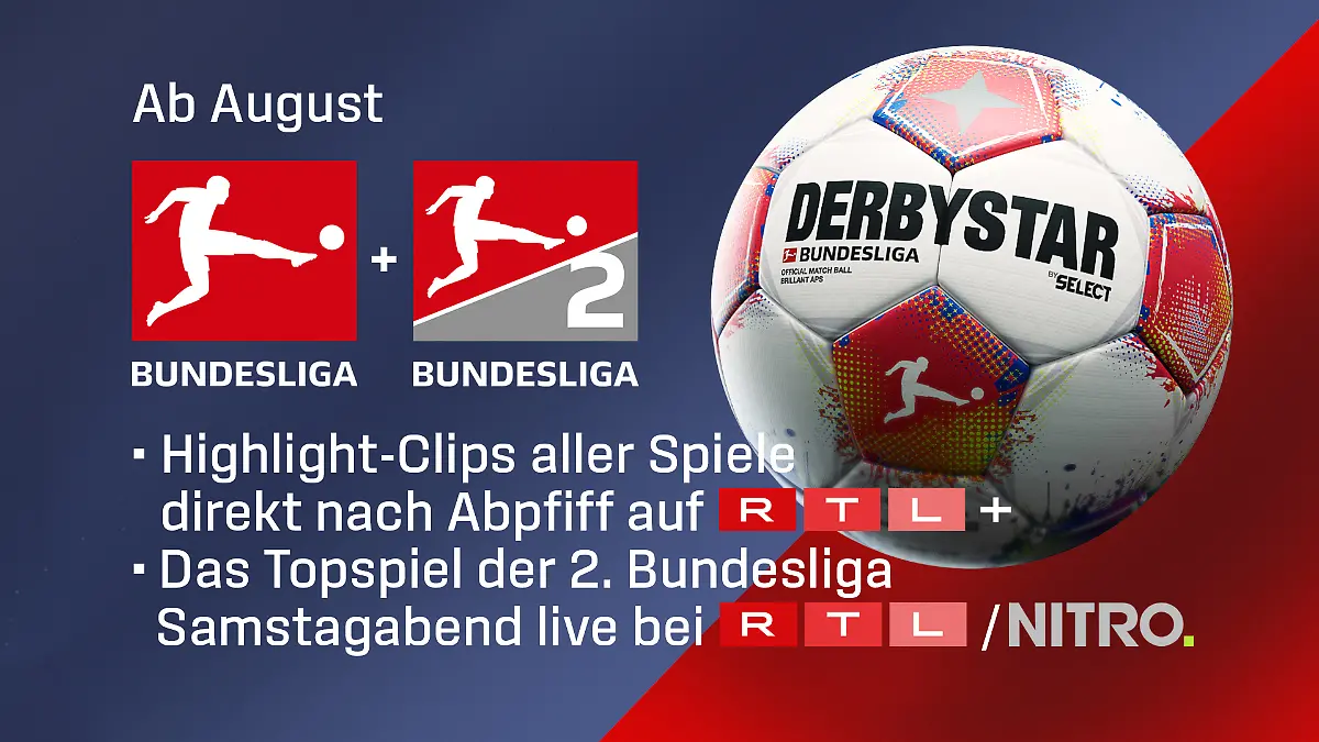 RTL hat sich Rechte an der Bundesliga und 2. Bundesliga gesichert.