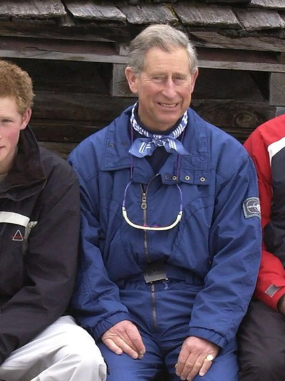 Prinz Harry, König Charles und Prinz William 