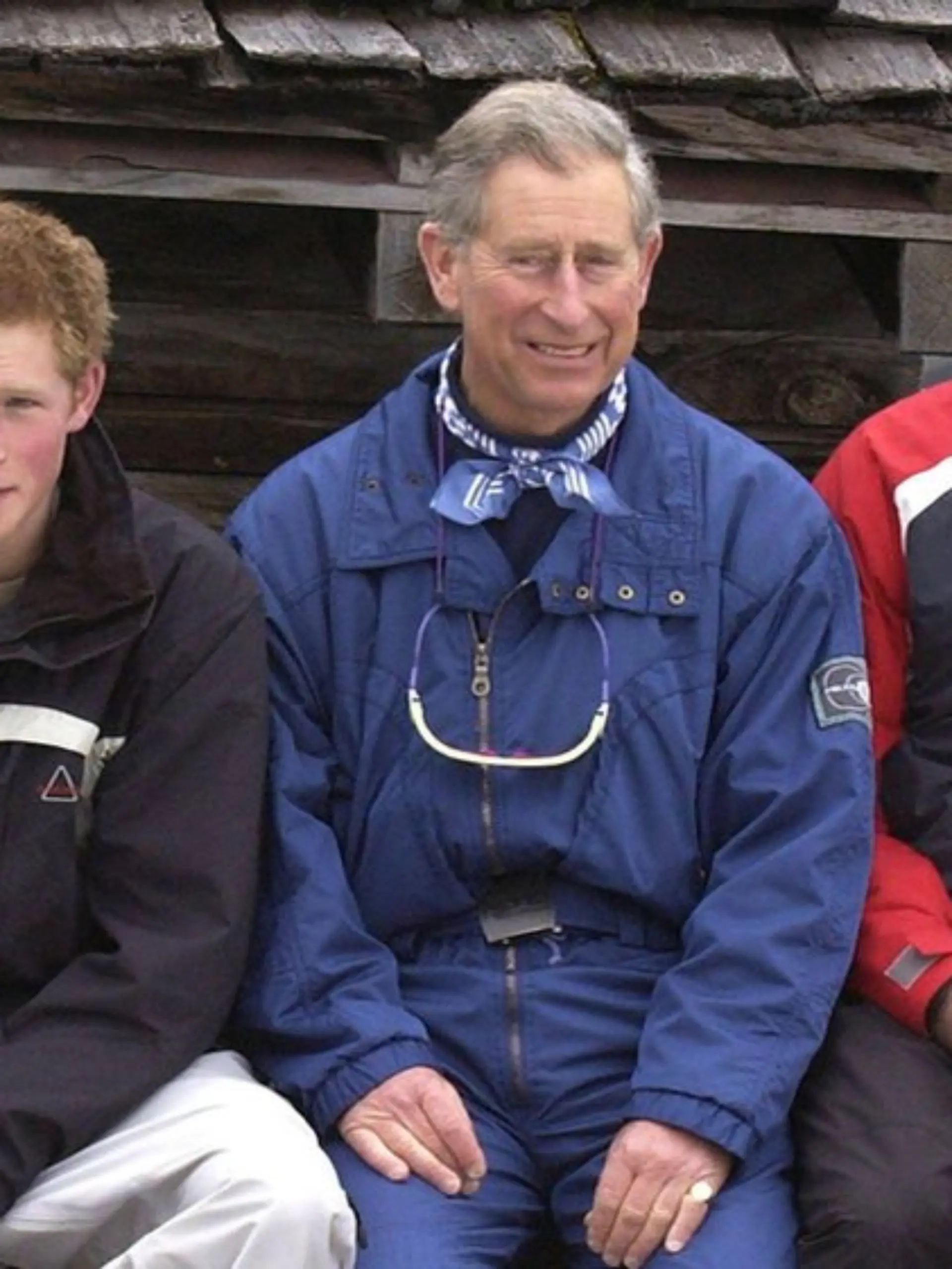 Prinz Harry, König Charles und Prinz William 