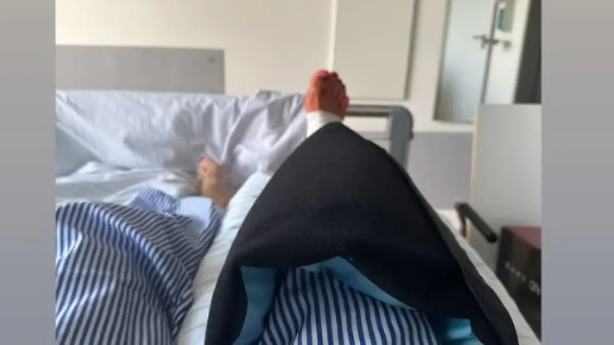 Katja Burkard meldet sich aus dem Krankenbett.