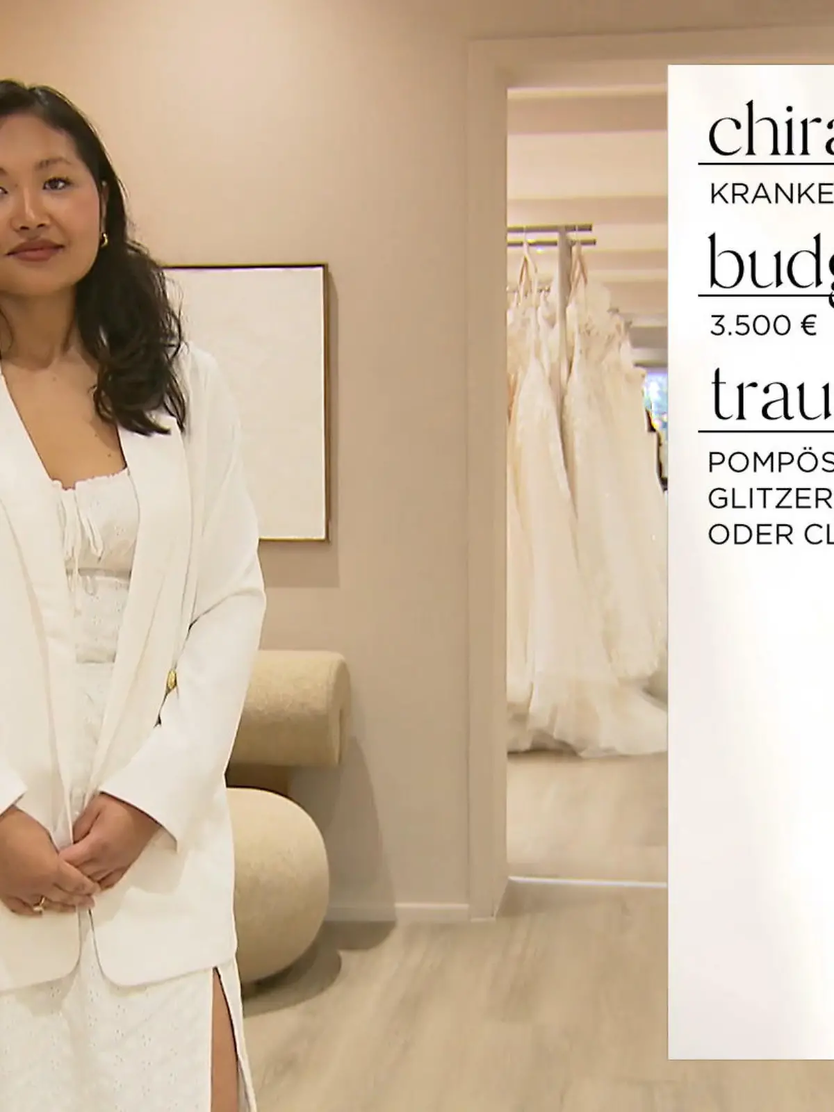 Bild zu: "Braut Chira weiß, was sie will"