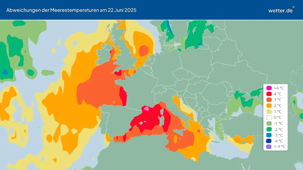 Diese maritime Überhitzung ist ein schlechtes Omen für den bevorstehenden Hochsommer.