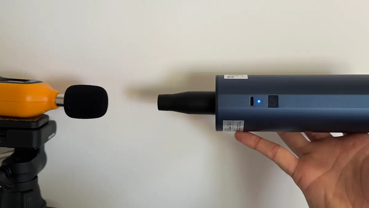 Die Luftpumpe von Anngrowy ist die leiseste im Test
