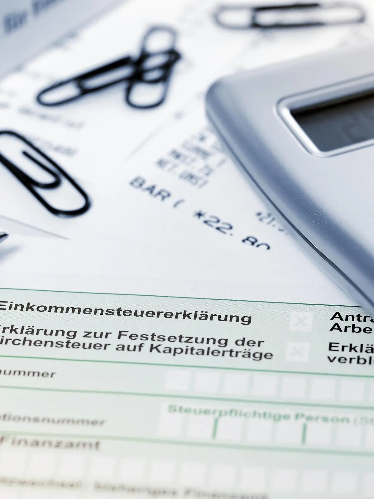 EinkommensteuererklärungIncome tax return