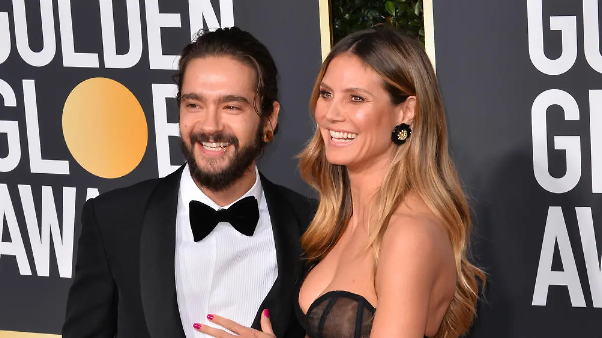 Heidi Klum und Tom Kaulitz tanzen verliebt auf der Terrasse