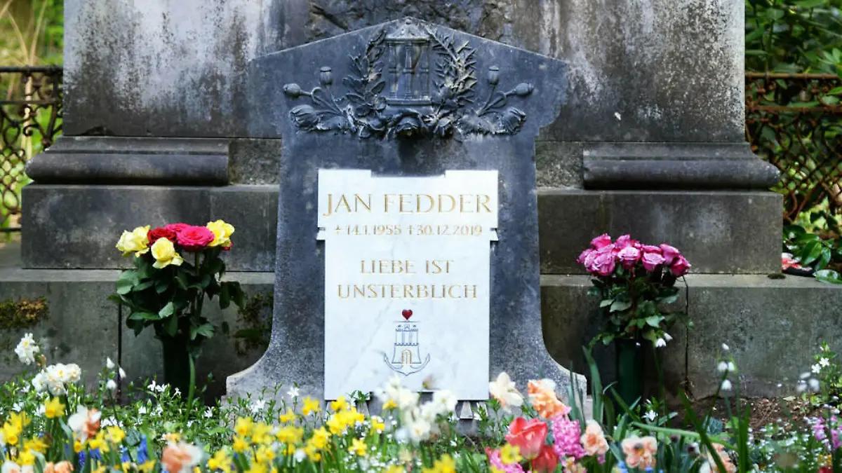 Jan Fedder: Seine letzte Ruhestätte hat einen Grabstein