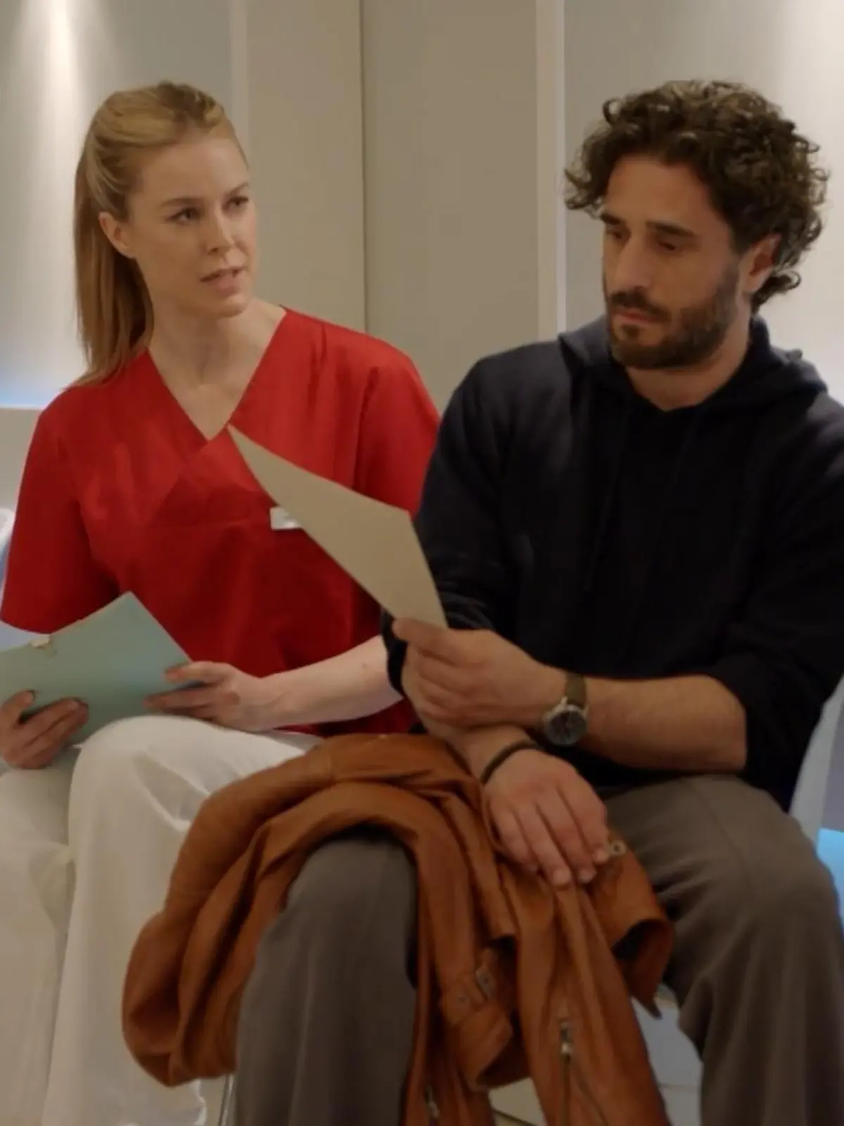 Jessica und Tobias im Krankenhaus
