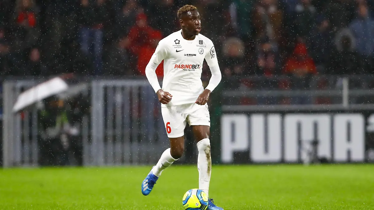 Junior Salomon Sambia Montpellier FOOTBALL : Rennes vs Montpellier - Ligue 1 - 08/03/2020 GwendolineLeGoff/Panoramic PUBLICATIONxNOTxINxFRAxITAxBEL 