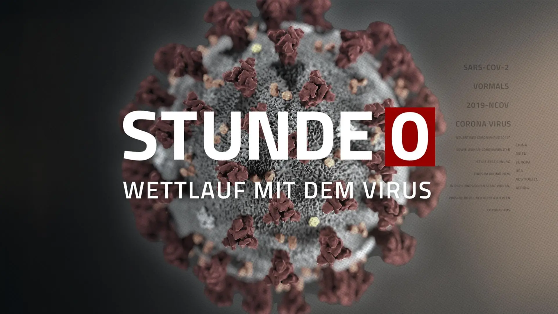 Stunde 0 - Wettlauf mit dem Corona-Virus